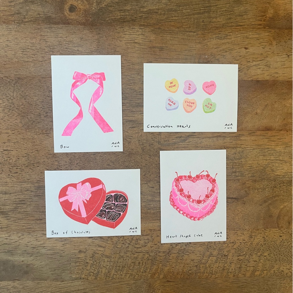 Inciardi Valentine’s Day Print - Set of 4